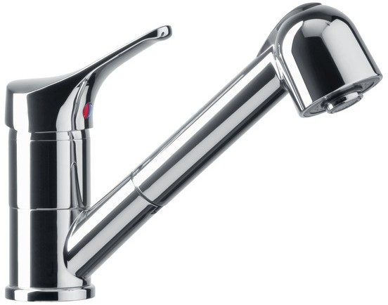 Кухонный смеситель Schock Leva Chrom-80 хром (51112080)