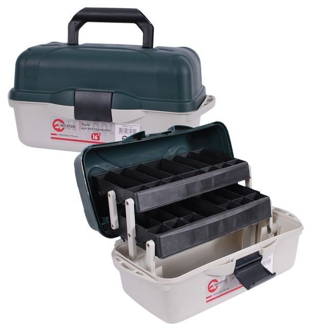 Ящик Intertool для инструмента 16" 400*205*190мм (BX-6116)