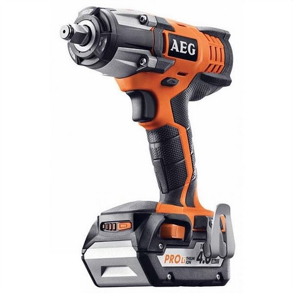 Гайковерт ударный аккумуляторный AEG Li-Ion 18 В, 4 Ач, 1/2", 360 Нм в футляре (BSS18C12ZLI-402C)