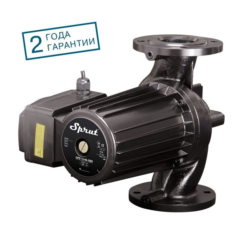 Циркуляционный насос Sprut GPD 8-12,5-600 DN40 с ответными фланцами (0172)