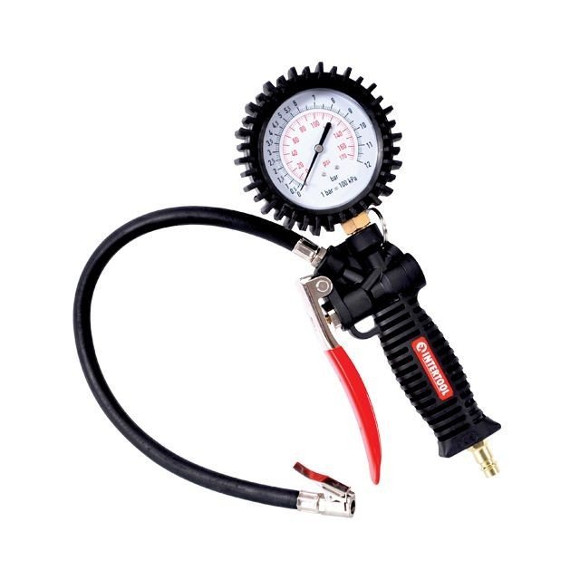 Пистолет Intertool для накачки шин с манометром профи (PT-0510)