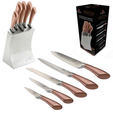 Набор ножей Berlinger Haus Passsion Rose Gold 6 предметов (BH-2375)