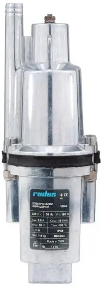 Вибрационный насос Rudes VB60 кабель 10 м