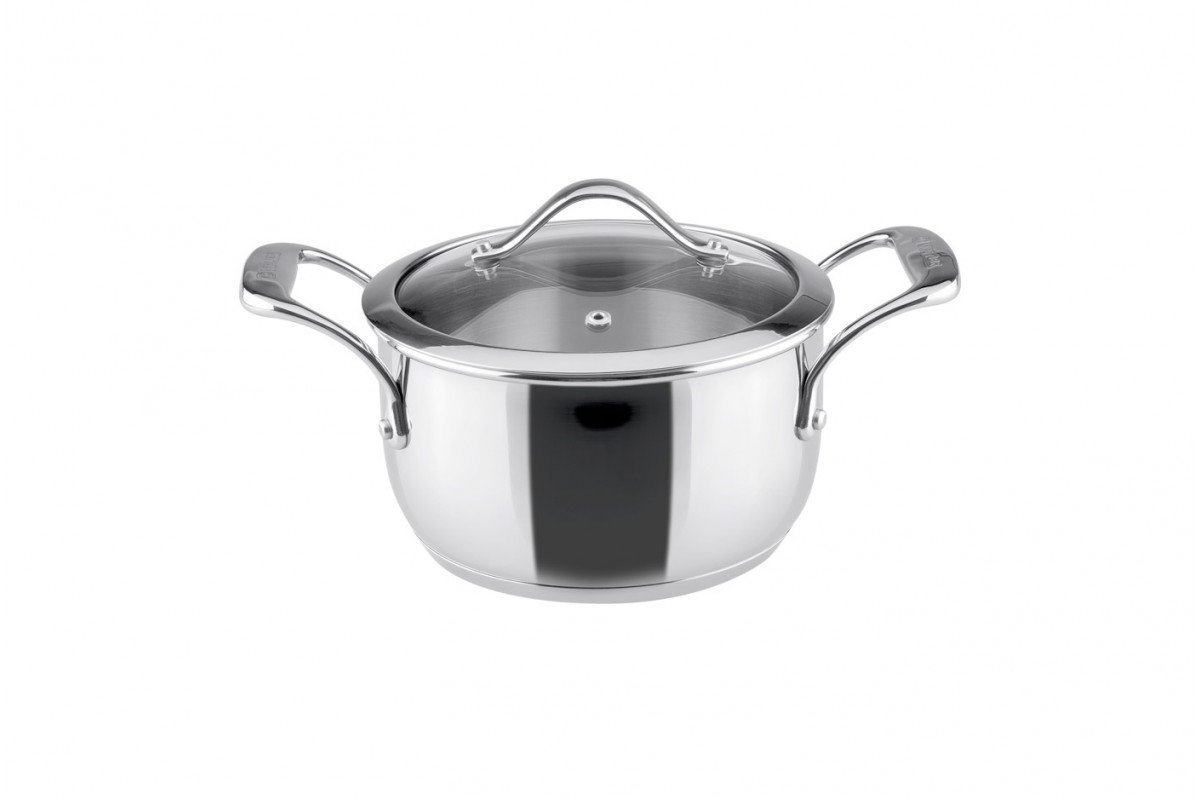Кастрюля Vinzer с крышкой 18 cм / 2.4 л Chef series (89072)