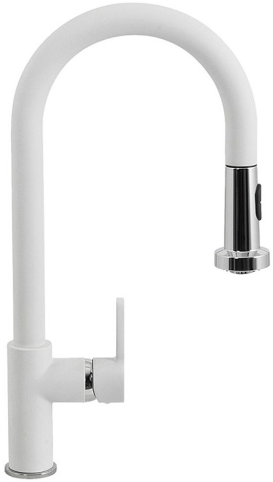 Кухонный смеситель Schock Aquaalto Plus Polaris-99 белый (71412099)