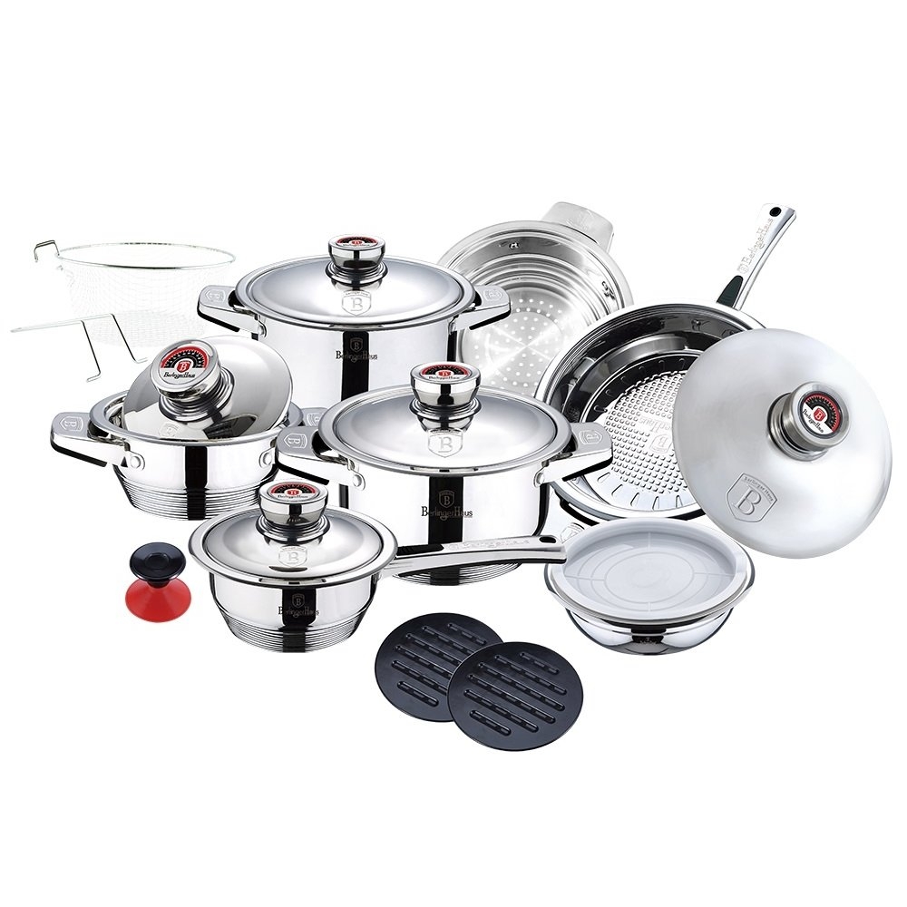 Набор посуды Berlinger Haus Thermo Controle Line 19 предметов (BH-1371)