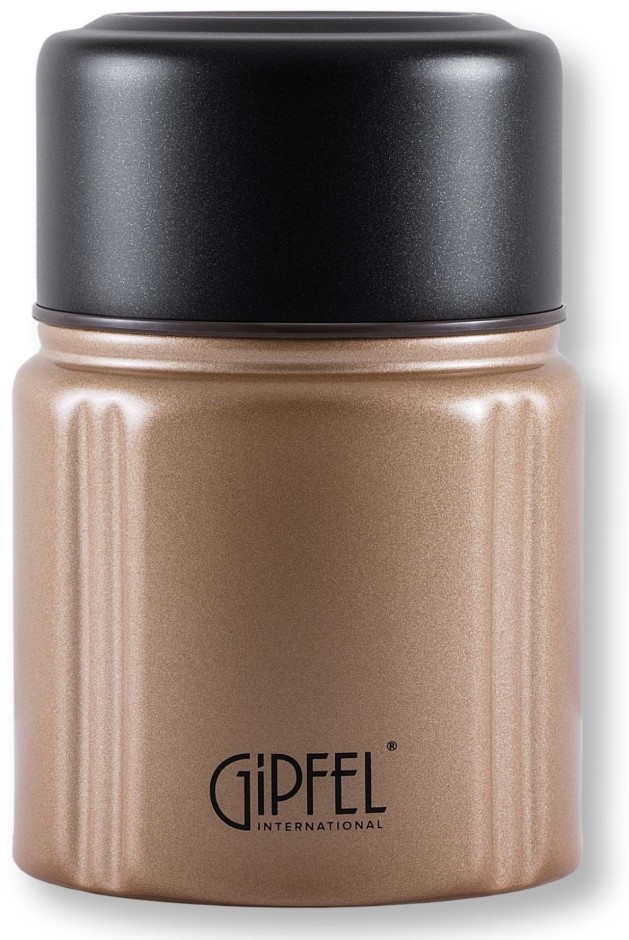 Термос суповой Gipfel 0.65 л золотой (8336)