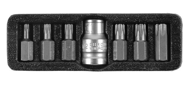 Набор бит TORX Ultra ½" 7шт S2 (пласт кейс) (4013502)