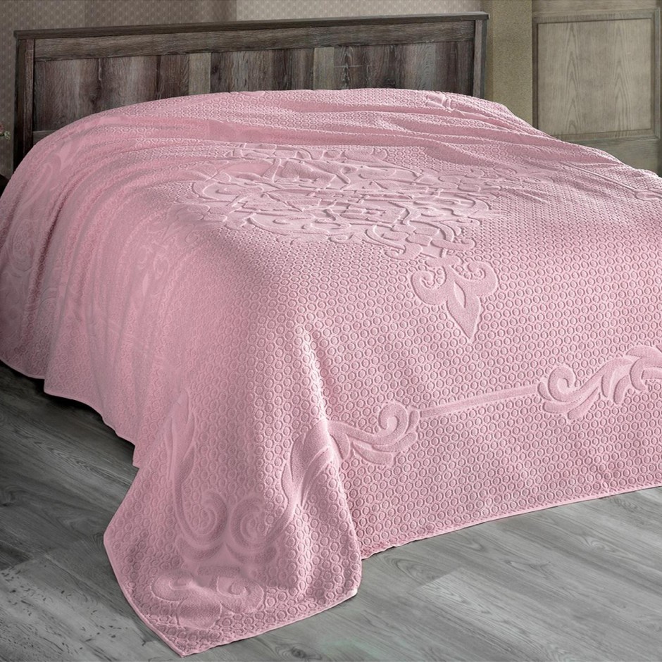 Простынь махровая Arya 160X220 Foli Розовай (8680943062062)