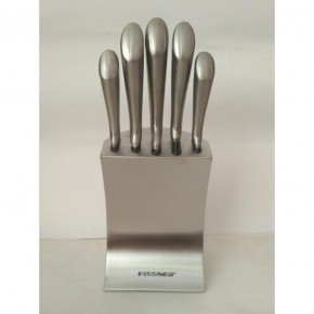 Набор ножей Vissner на подставке 6 предметов (VS-37600)