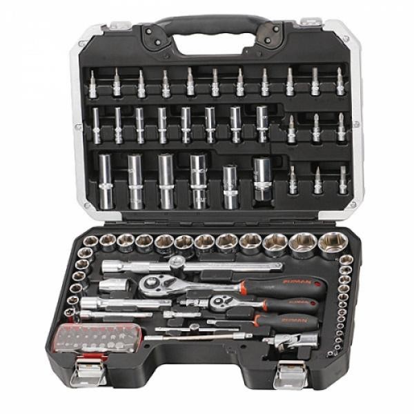 Набор торцевых головок и аксессуаров Fixman 1/4" & 1/2" 106 предметов (B5106M)