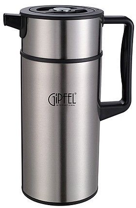 Термос Gipfel 1.3 л стальной (8173)