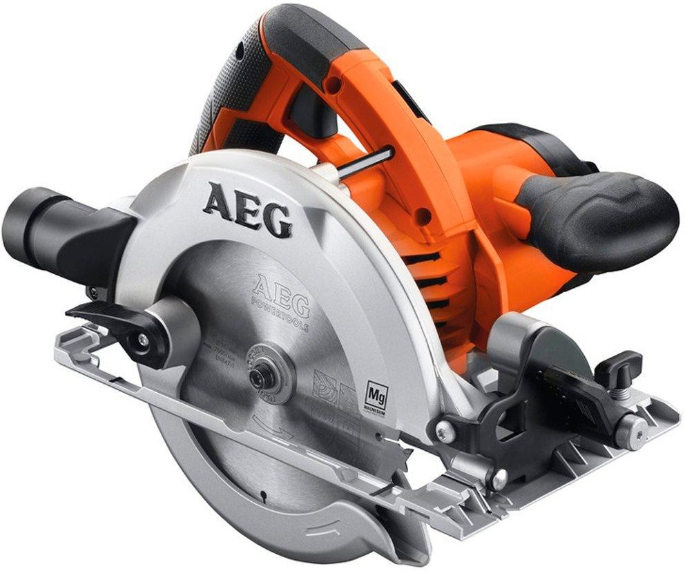 Пила дисковая AEG 1.2 кВт, 165/20 мм, угол 50°, глубина 54 мм в сумке (KS55-2)