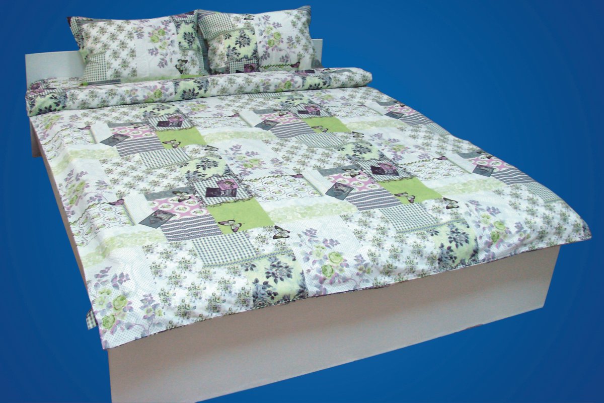 Комплект постельного белья Руно 220х240 см 5шт Семейный Зеленый (6.114БК_4449 ЗЕЛЕНИЙ)
