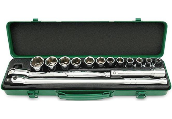 Набор инструмента Toptul 1/2" 15ед. 6 граней (GCAD1508)