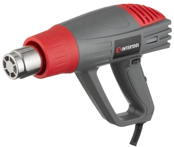 Фен технический Intertool 2000Вт, 3 режима, 60-600°C (DT-2420)