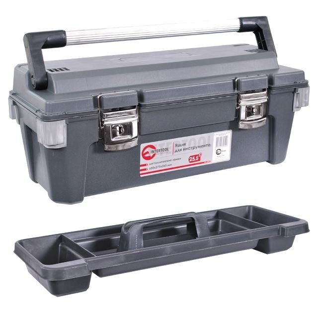 Ящик Intertool для инструмента 25.5" 650*275*265мм (BX-6025)