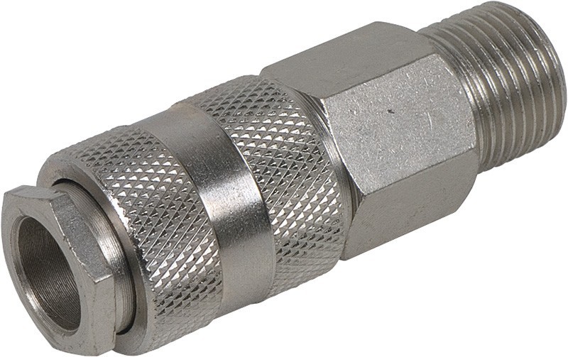 Быстросъемное соединение Miol с клапаном резьба наружная 1/4" (81-230)