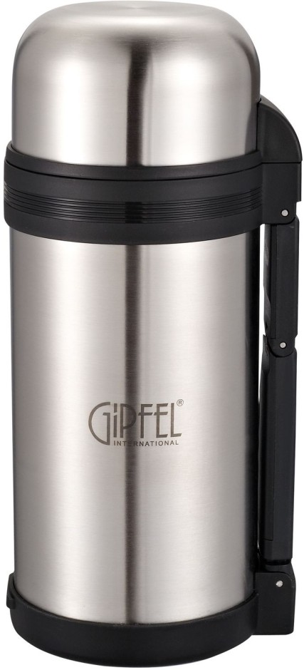 Термос с двойными стенками Gipfel 1.2 л стальной (8259)