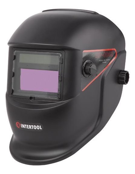 Маска сварщика Хамелеон Intertool класс светофильтра 1/2/1/2, 2 сенсора, DIN9-13, 1/25000с (SP-0062)