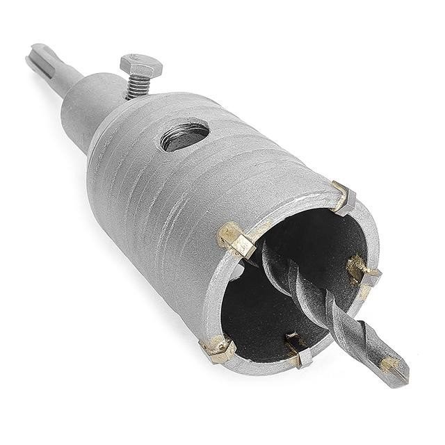 Коронка Intertool по бетону 46мм и переходник SDS Plus 100мм (SD-7046)