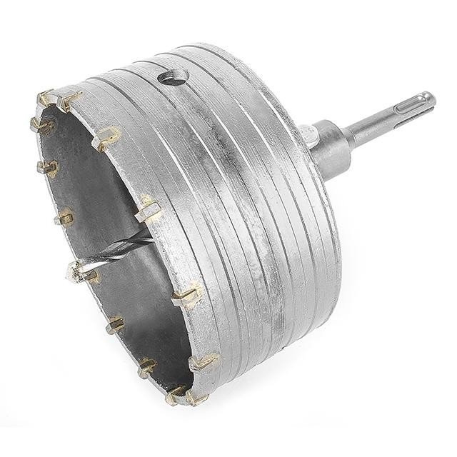 Коронка Intertool по бетону 120мм и переходник SDS Plus 100мм (SD-7120)