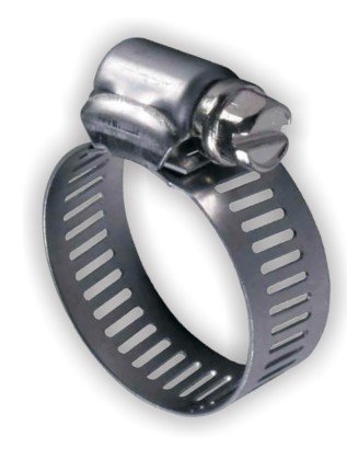 Хомут червячный оцинкованный Grad 12.7мм D33-57мм 10шт (2511435)