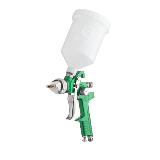 Краскопульт пневматический Intertool HVLP 1.3мм 600мл, 3бар (PT-0117)