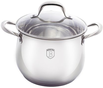 Кастрюля Berlinger Haus Silver Belly Collection 24х17.5 см 8 л (BH-1413)