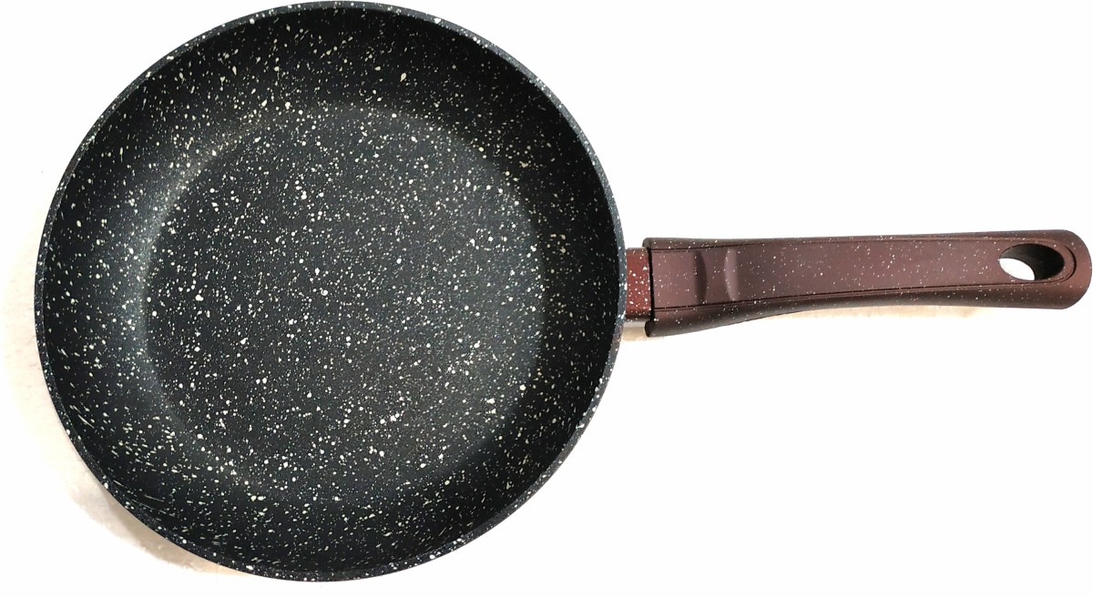 Сковорода Zurrichberg 24 х 4.5 см с мраморным покрытием (ZBP-7030S Burgundy)