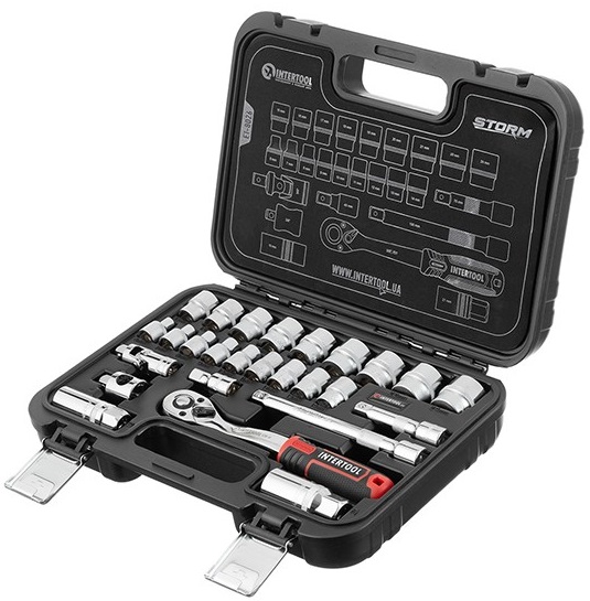 Набор инструментов Intertool 3/8" 26ед. Cr-V STORM (ET-8026)