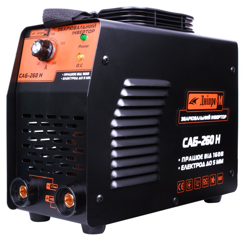 Сварочный инвертор Дніпро-М САБ-260Н 1.6-5.0 мм 20-250 А (70127044)