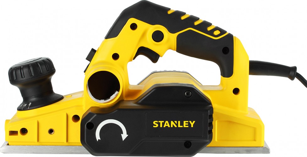 Рубанок сетевой STANLEY 750 Вт, 16500 об/мин, ширина 82 мм, глубина 2 мм (STPP7502-RU)