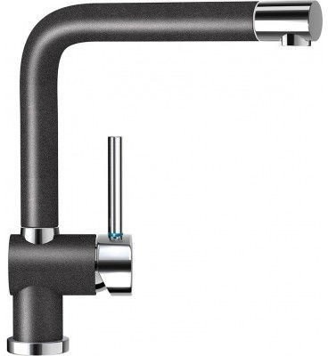 Смеситель для кухни Schock Piega Carbonium-90 черный (54700090)