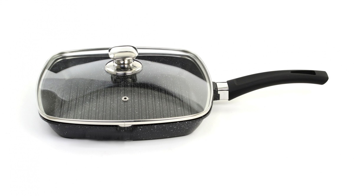 Сковорода-гриль Bohmann 28 х 28 см с мраморным покрытием (1002-28 ВН MRB)