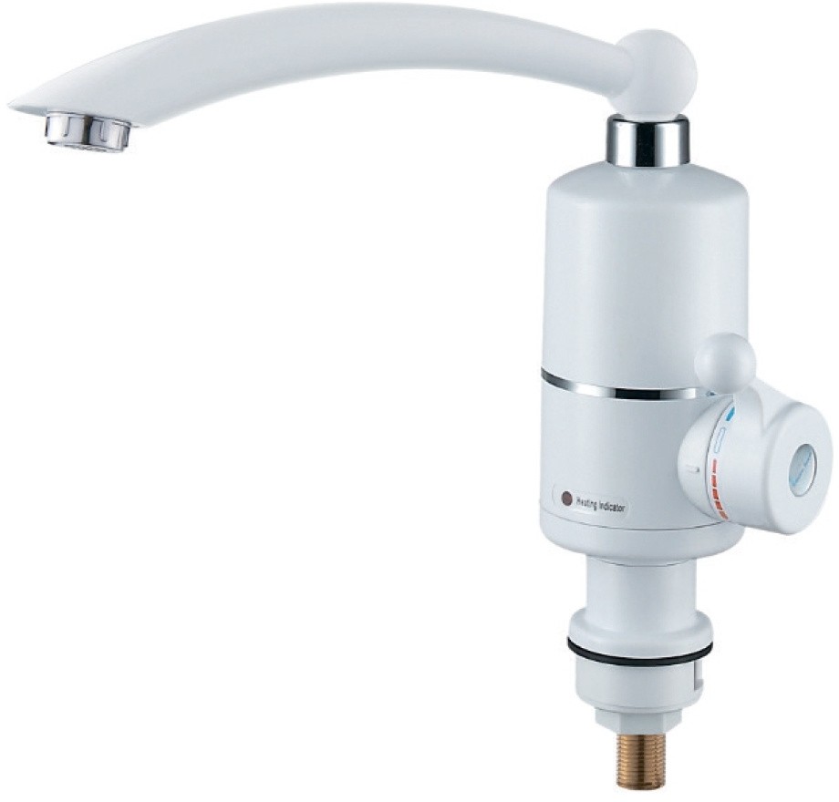 Проточный водонагреватель Aquatica NZ для кухни гусак прямой на гайке (NZ-6B212W)