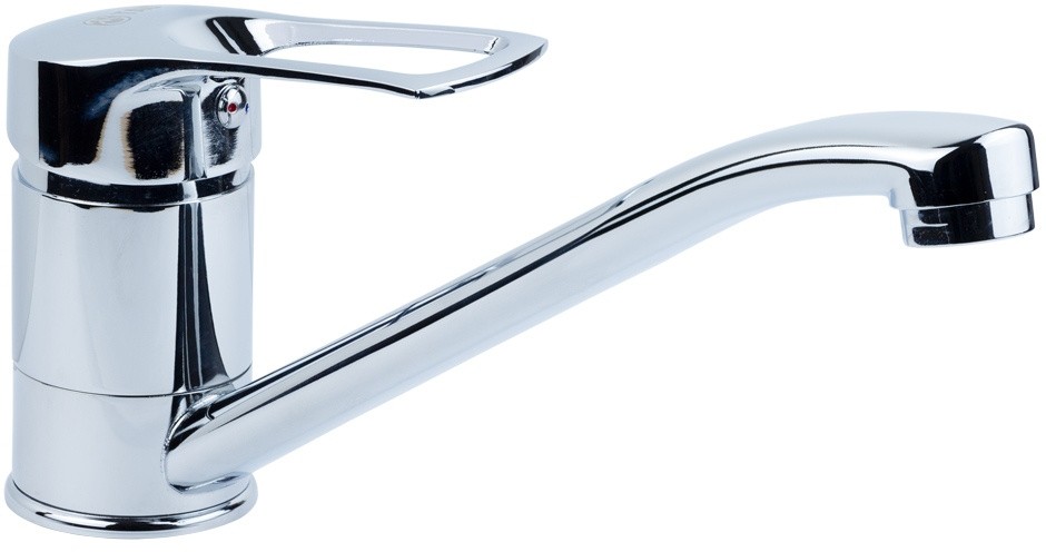 Смеситель для кухни Tau SM D40 гусак прямой 250 мм на гайке (SM-1B244C)