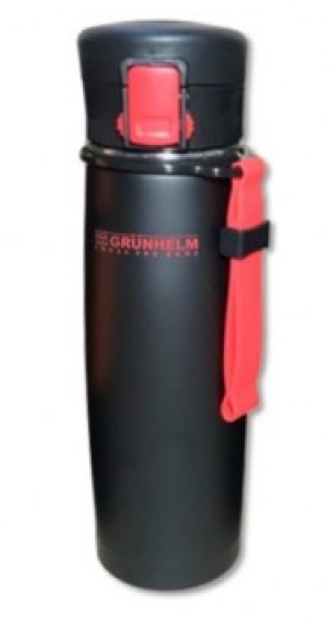 Термокружка Grunhelm 500 мл GTC502 красная (75558)