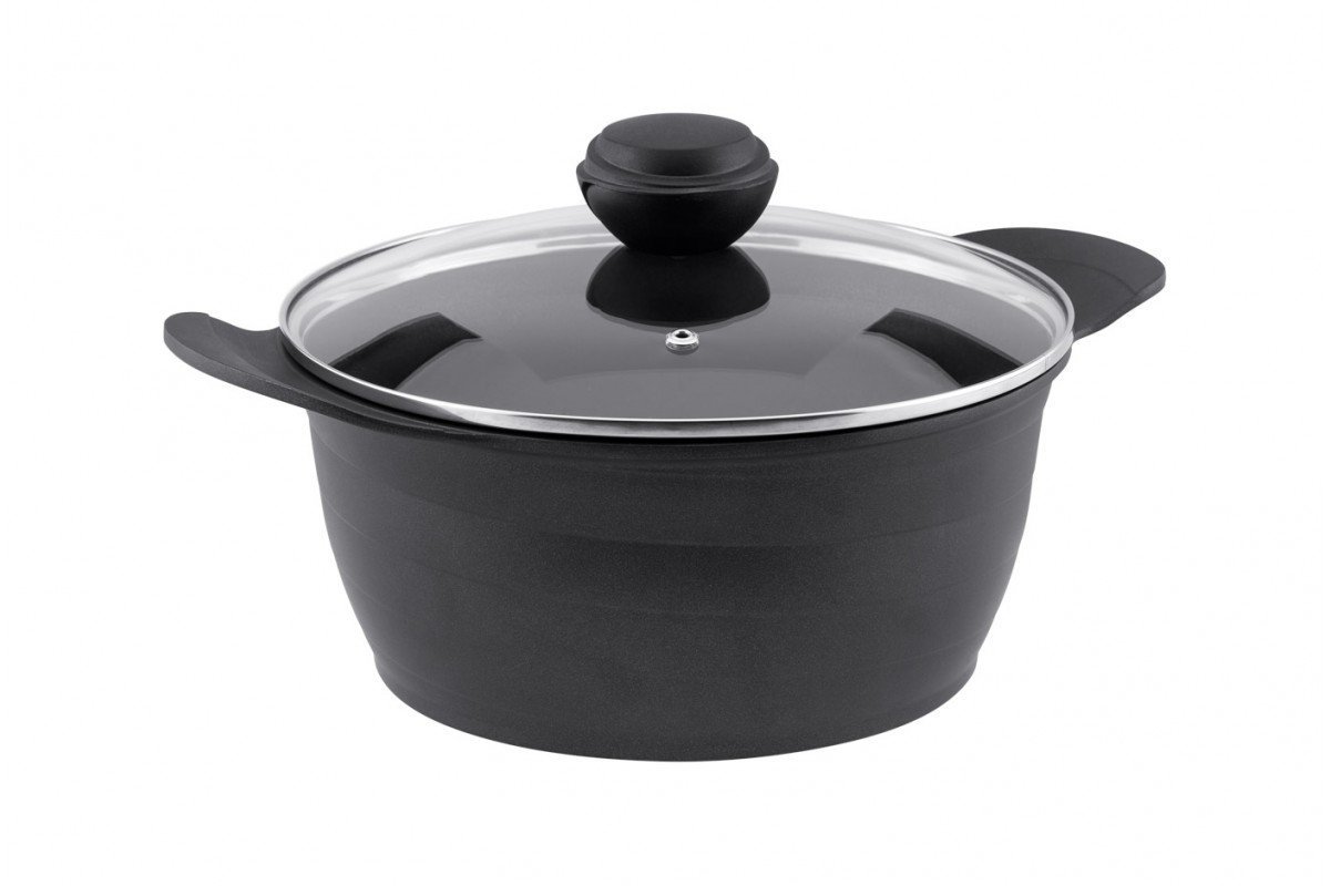 Кастрюля Vinzer с крышкой 24 см / 4.0 л Castform line (89403)