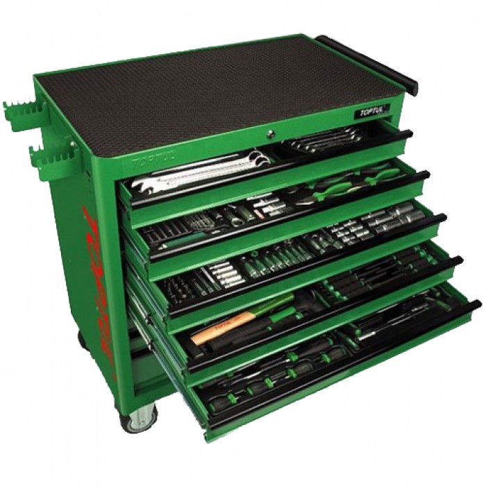 Тележка Toptul с инструментом 8 секций 360 ед JUMBO (GT-36001)