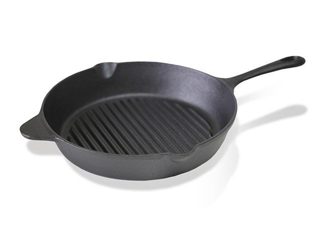 Квадратная сковорода-гриль Fissman 30x6 см чугунная (CI-4098.30)