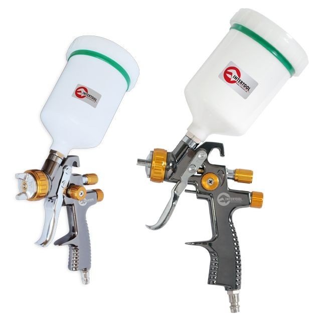 Краскораспылитель Intertool LVLP BRONZE 1.8мм, 600мл (PT-0136)