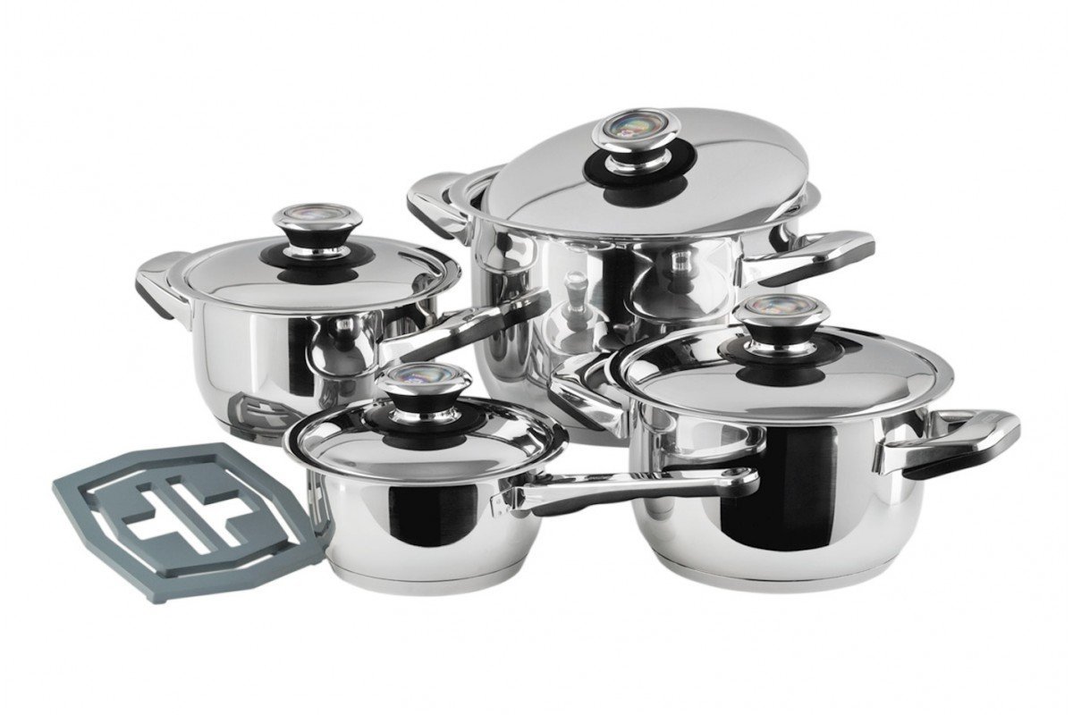 Набор посуды Vinzer Grand Junior 9 предметов (89039)