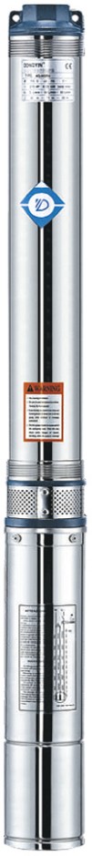 Скважинный насос Dongyin 0.92 кВт H 105(82) м Q 55(35) л/мин Ø102 мм mid (778124)