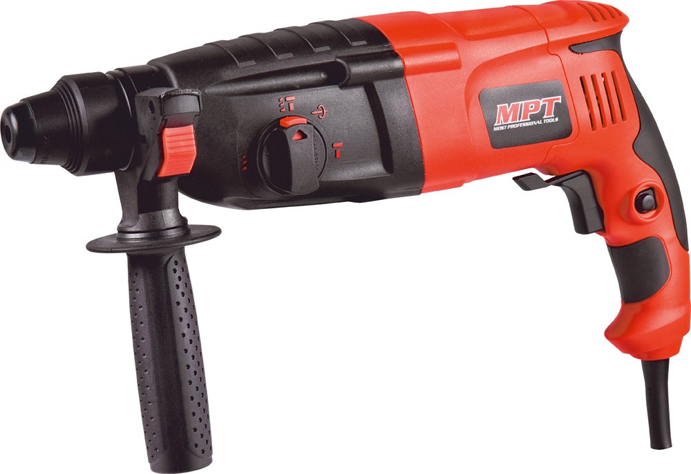 Перфоратор Mastertool PROFI SDS plus 26 мм, 800 Вт, 900 об/мин, 4850 уд/мин 3 Дж 3 режима (MRHL2607)