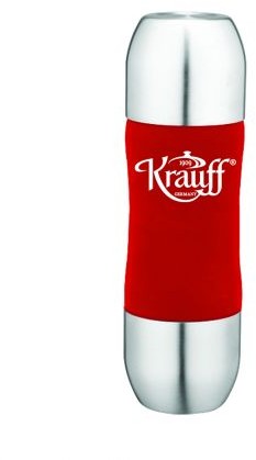 Термос Krauff 0.75 л серебристый с красным (26-178-022)