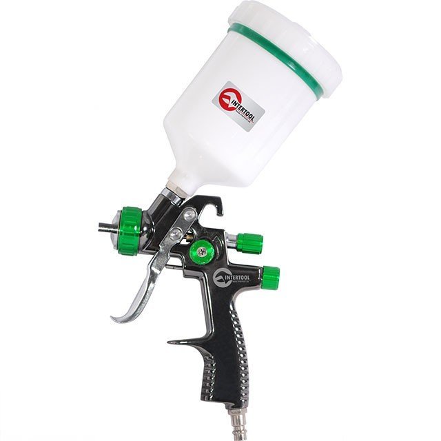 Краскораспылитель Intertool LVLP GREEN 1.3мм, 600мл (PT-0132)