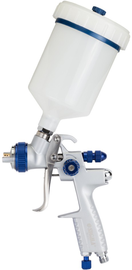 Краскораспылитель Refine LVMP 1.4мм 170-285л/мин 2-2.5бар (хром) в/б 600мл (пласт) (6814161)