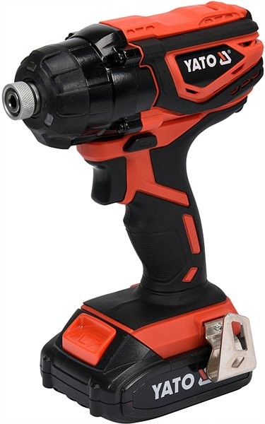 Шуруповерт ударный аккумуляторный Li-ion YATO 18 В, 160 Нм, 2 Ач, 1/4" (YT-82800)