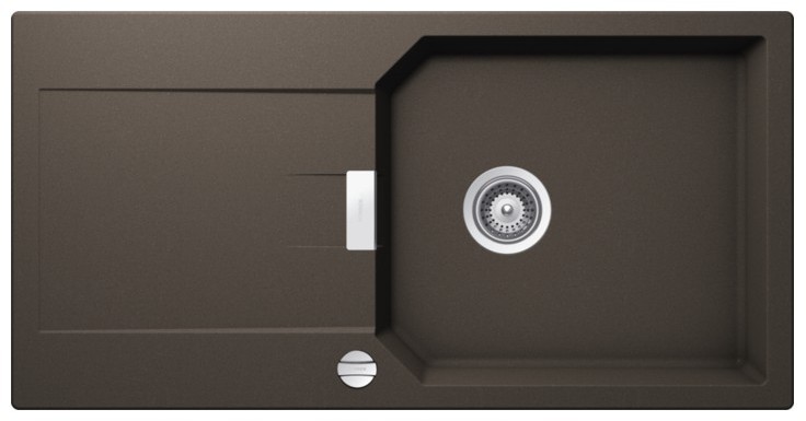 Кухонная мойка Schock Manhattan D100 L Mocha-63 (22056063)